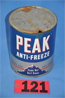 Vintage Peak anti-freeze 1-gal tin container