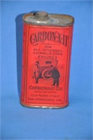 Early Carbon-X-It 8 oz tin container (paper label)