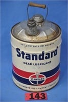 Vintage Standard Gear Lubricant 5-gal metal cont.
