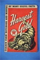 1942 Texaco Harvest Gold farm notebook & manual