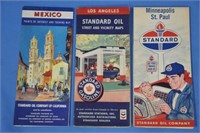 Vintage Standard Oil road maps, TIMES THE MONEY