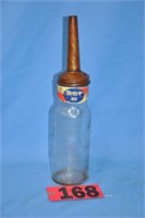 Standard Oil Indiana glass oil bottle