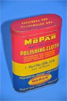 Early MoPar tin polishing tin and cloth