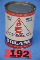 Vintage Apex Grease 5 lb metal container