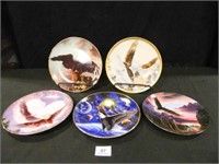 Eagle Collector's Plates; (5)