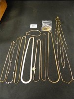 Necklaces-(9); Bracelet-(1)