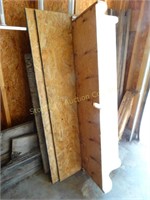 Wood  shelf 18"d x 60" w x 16"h , Plywood -