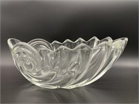 Large Glass Shell Bowl