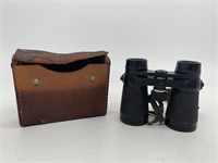 Vintage Binoculars with Leather Case