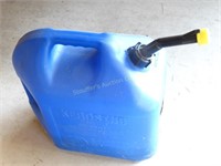 Plastic 5 gal. kerosene container w/contents