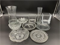Ten Piece Glassware Lot