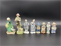Lot of 8 Porcelain Figurines