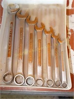 Craftsman 7 pc. open end box end 3/8 to 3/4