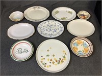 Lot of Vintage Porcelain Serving Platters & Bowls