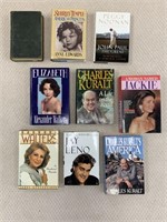 9pc Lot of Biographies