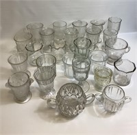 Lot of Decorative Vintage Glass Vases / Cups (B)