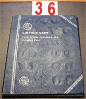 Lincoln Cents 1941 Coin Book Number Two - Almost