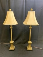 Pair of Decorative Lamps 32in