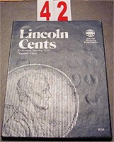 Lincoln Cents 1941 Coin Book Number Three -Almost