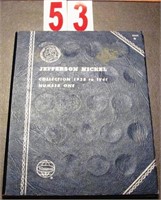 Jefferson Nickel 1938 to 1961  Coin Book One -