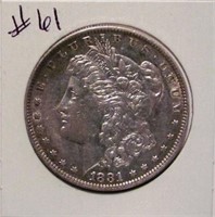 1881 O Morgan Silver Dollar  MS-60