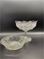 Glass Bowl & Pedestal Bowl