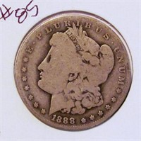 1888 O  Morgan Silver Dollar