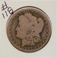 1897 O  Morgan Silver Dollar