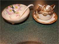 Nippon & Noritake bowl & condiment dish