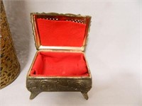 Vintage Beaded Items; Trinket Box