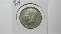 1965 Kennedy 40% Silver Half Dollar