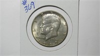 1969 D Kennedy 40% Silver Half Dollar