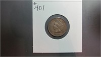 1908 Indian Head Penny -  F12+ Condition