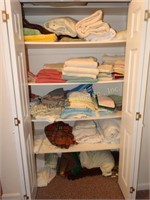 Contents of Hall linen closet