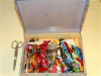 Embroidery thread in box