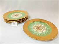 Victoria 8½" Plates (6), 24K Gold