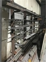 Steel Storage Rack & Contents