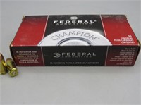 (50 rds) Federal  40 S&W 180 Gr. FMJ FN