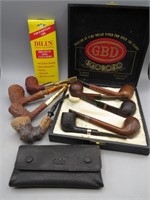 Collection of Pipes: GBD London England Pipes