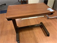 AmFab Adjustable Rolling Bed Table