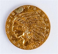 Coin 1927 Indian Head Gold $2.50 Quarter Eagle