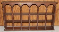 wall curio shelf; furniture skate; & 4' bar clamp