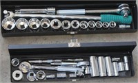 tools - 3/8" & 1/2" drive socket sets, torque