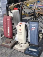 (3) upright vacuums; Hoover Decade, Hoover