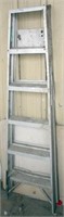 6' aluminum step ladder & shop creeper