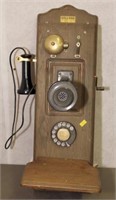Kellogg reproduction wooden wall phone;