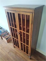 Nice wood storage cabinet