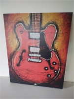 Guitar canvas art