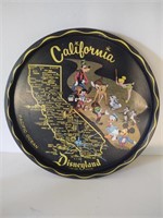 Vintage metal Disneyland California tray