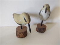 Pair of heritage mint decorative birds
